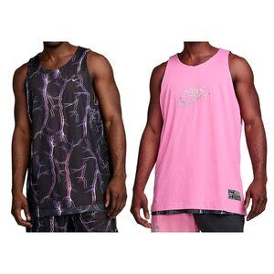 $80 NIKE PREMIUM REVERSIBLE BASKETBALL JERSEY DQ5830-542 GRAPE/PINKSICLE XL